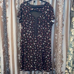 Hot Topic Rose Dress